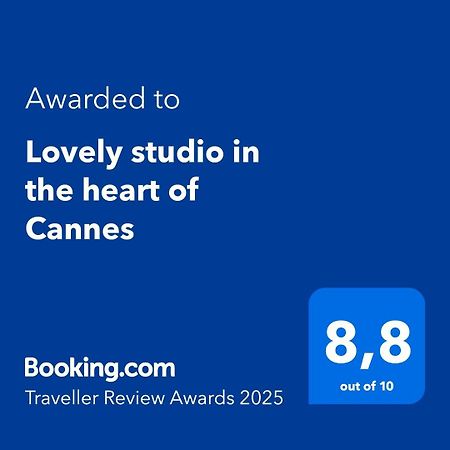 Lovely Studio In The Heart Of Cannes Exterior photo